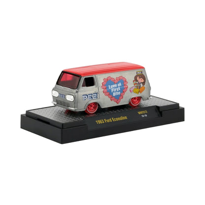 1963 Ford Econoline - Silver/Red (PEZ - Super Chase)
