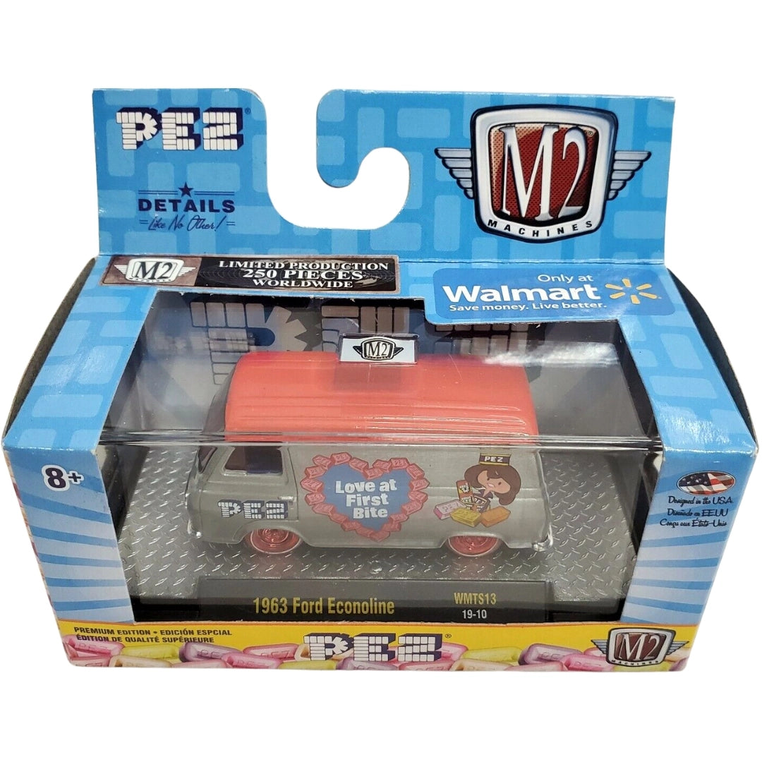 1963 Ford Econoline - Silver/Red (PEZ - Super Chase)