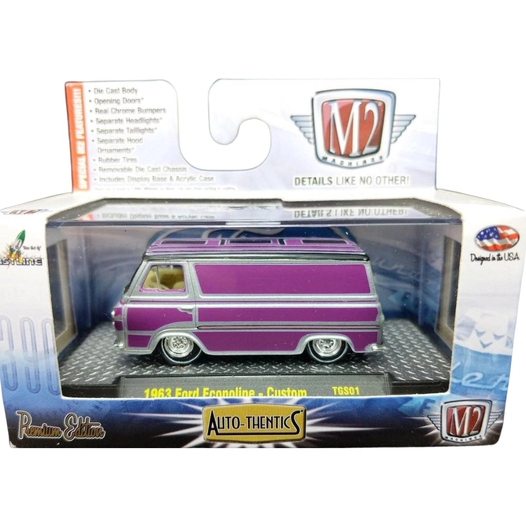 1963 Ford Econoline Custom - Pink/White (Auto-Thentics Release TGS01, Target Exclusive)