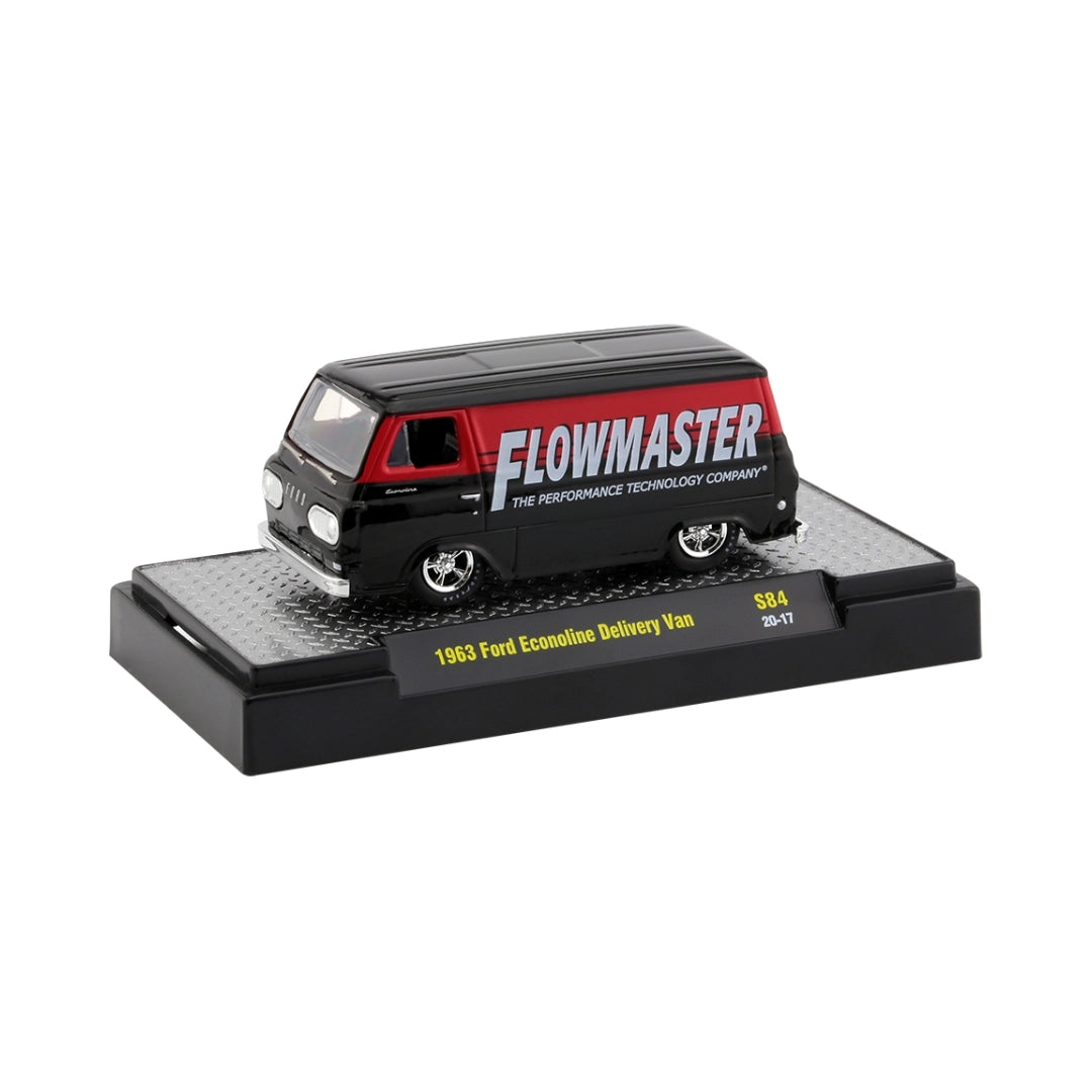 1963 Ford Econoline Delivery Van - Black/Red (Flowmaster)