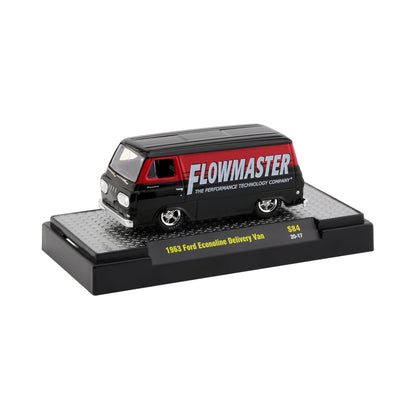 1963 Ford Econoline Delivery Van - Black/Red (Flowmaster)