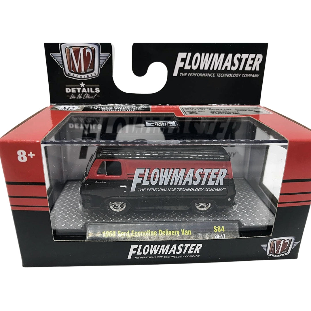 1963 Ford Econoline Delivery Van - Black/Red (Flowmaster)