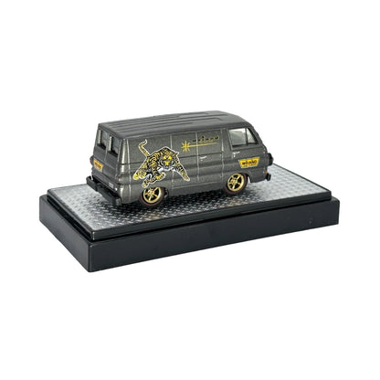1964 Dodge A100 Camper Van - Gray (Gold Rims, Tiger)