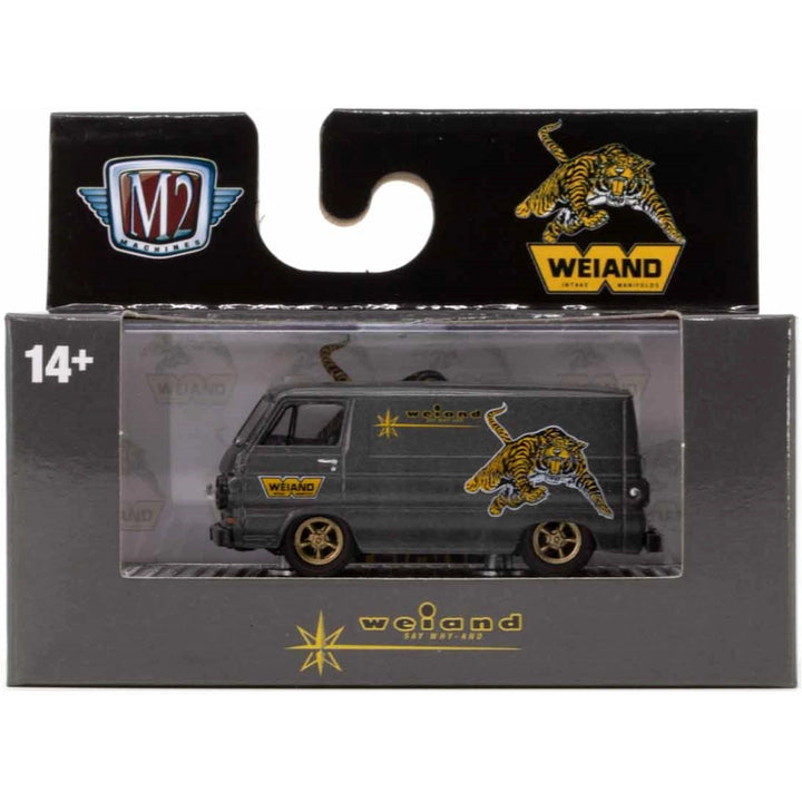 1964 Dodge A100 Camper Van - Gray (Gold Rims, Tiger)