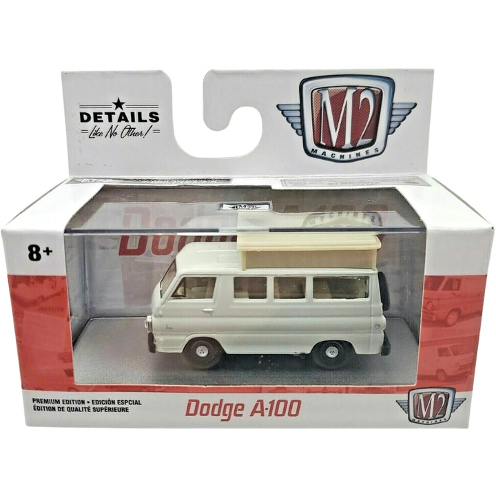 1964 Dodge A100 Camper Van - White (Pop-Top, Display Base)