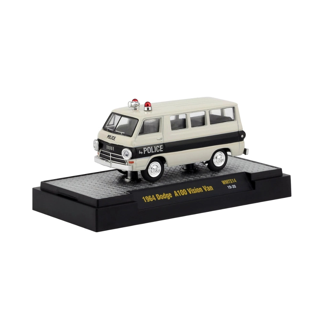 1964 Dodge A100 Vision Van - Black/White (Police, Display Base)