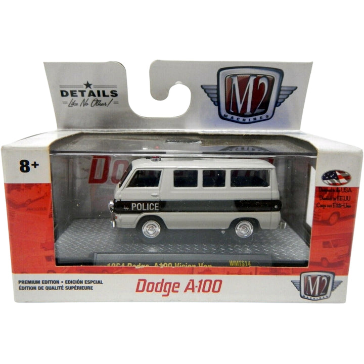 1964 Dodge A100 Vision Van - Black/White (Police, Display Base)