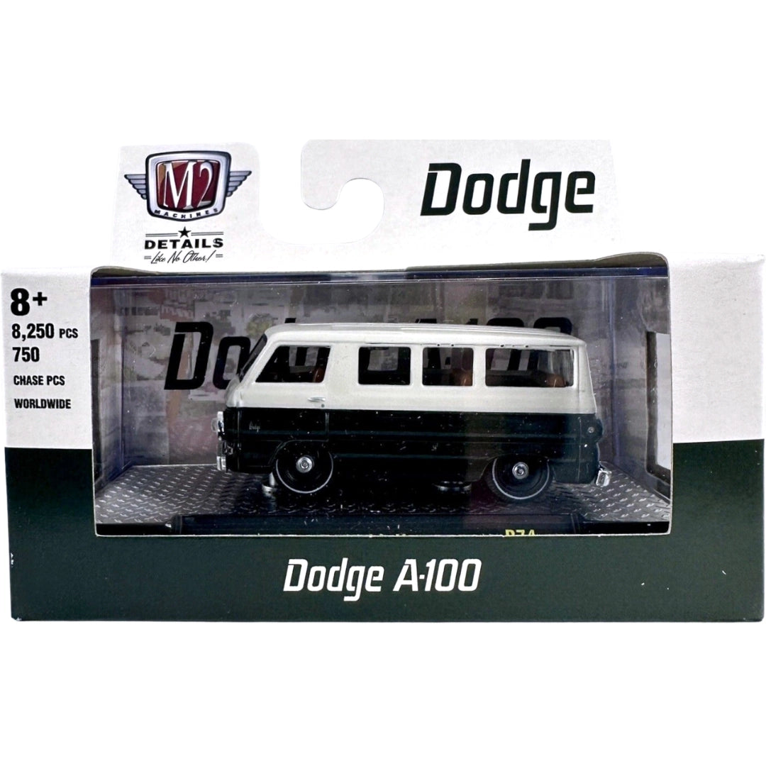 1964 Dodge A100 Vision Van - Green/White (Black Rims, Display Base)