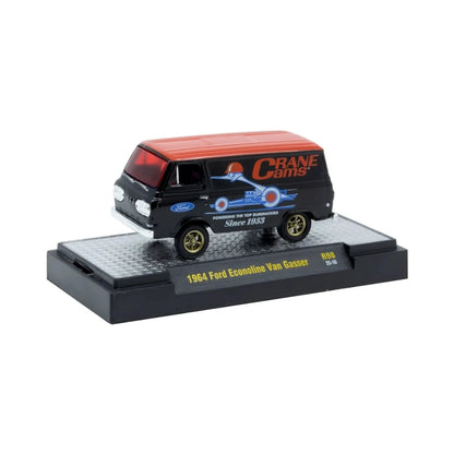 1964 Ford Econoline Van Gasser - Black/Orange (Crane Cams)