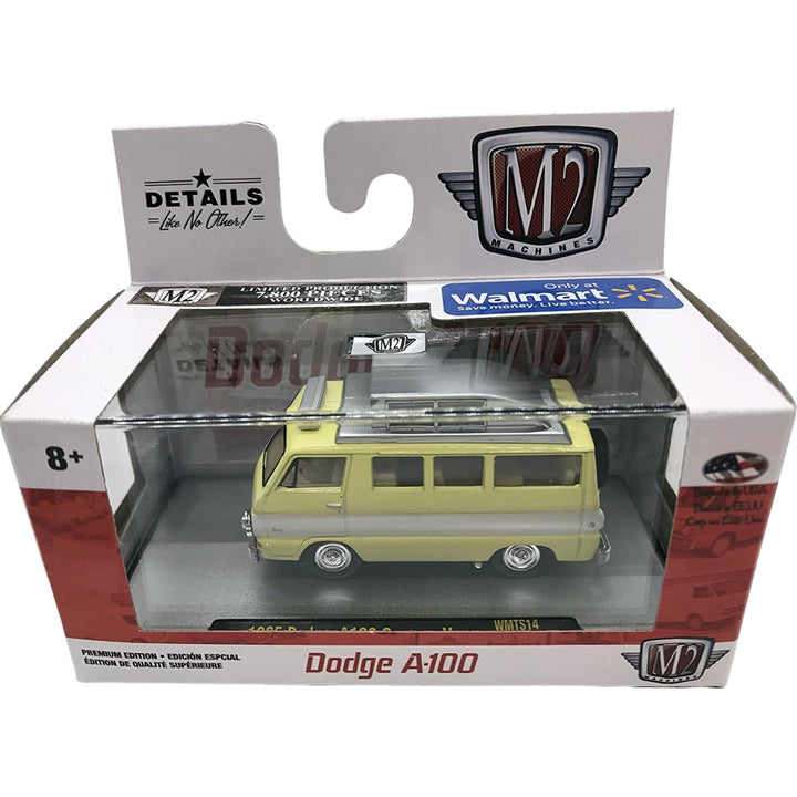 1965 Dodge A100 Camper Van - Yellow/White (Silver Chr, Boxed)