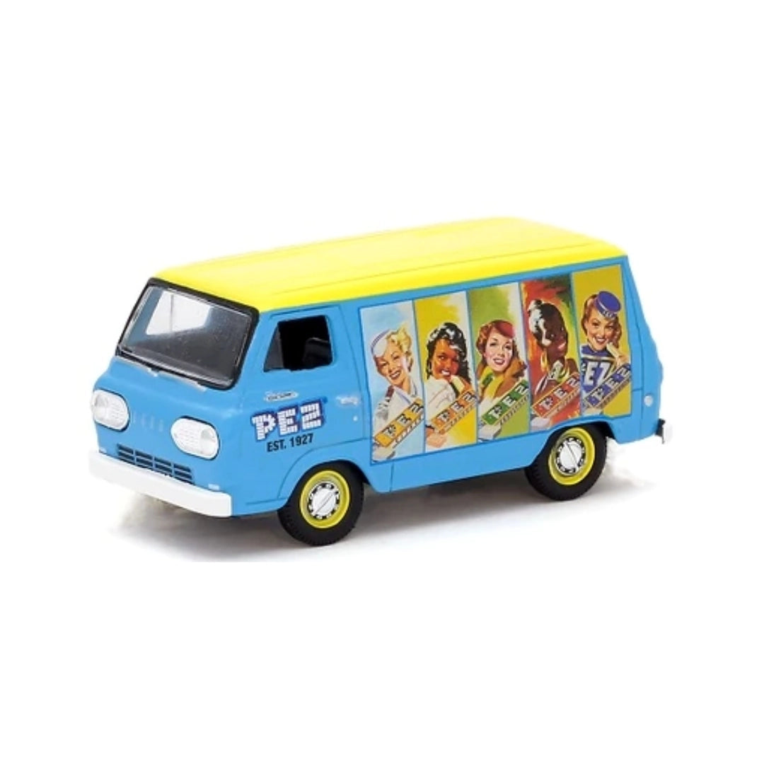 1965 Ford Econoline Delivery Van - Blue/Yellow (PEZ - Standard Version)