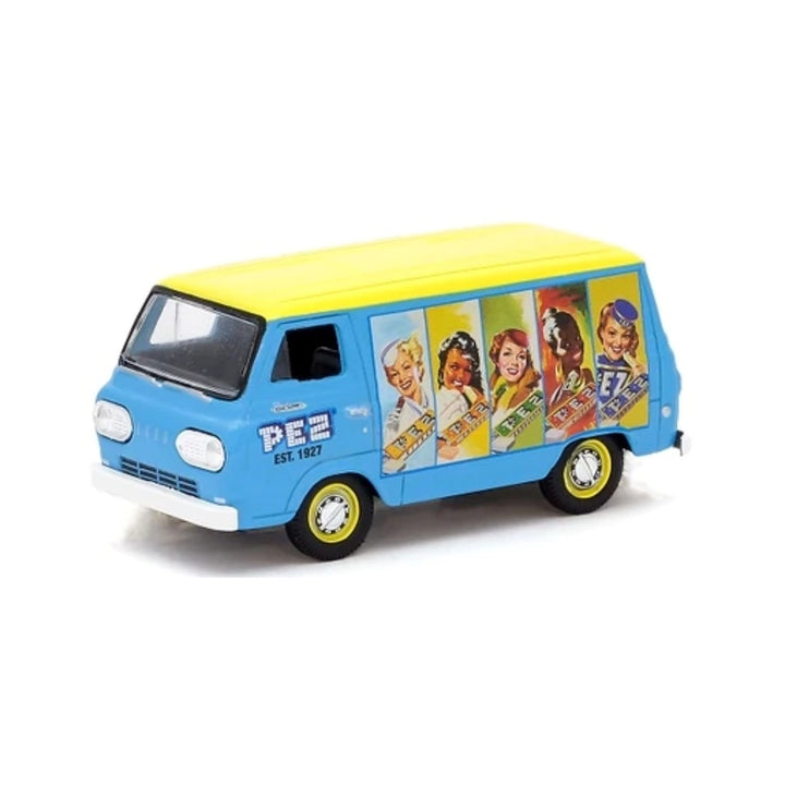 1965 Ford Econoline Delivery Van - Blue/Yellow (PEZ - Standard Version)