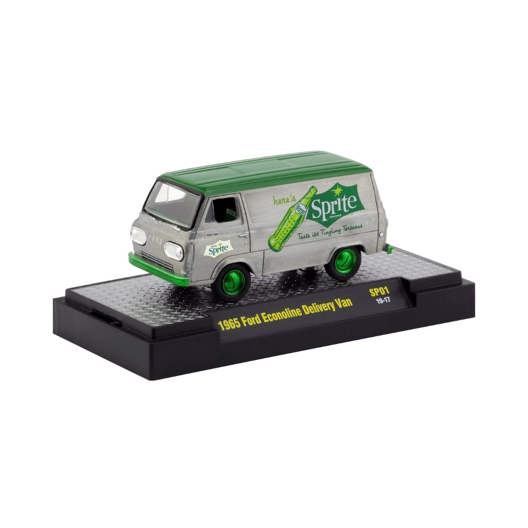 1965 Ford Econoline Delivery Van - Green/White (Sprite - Super Chase)