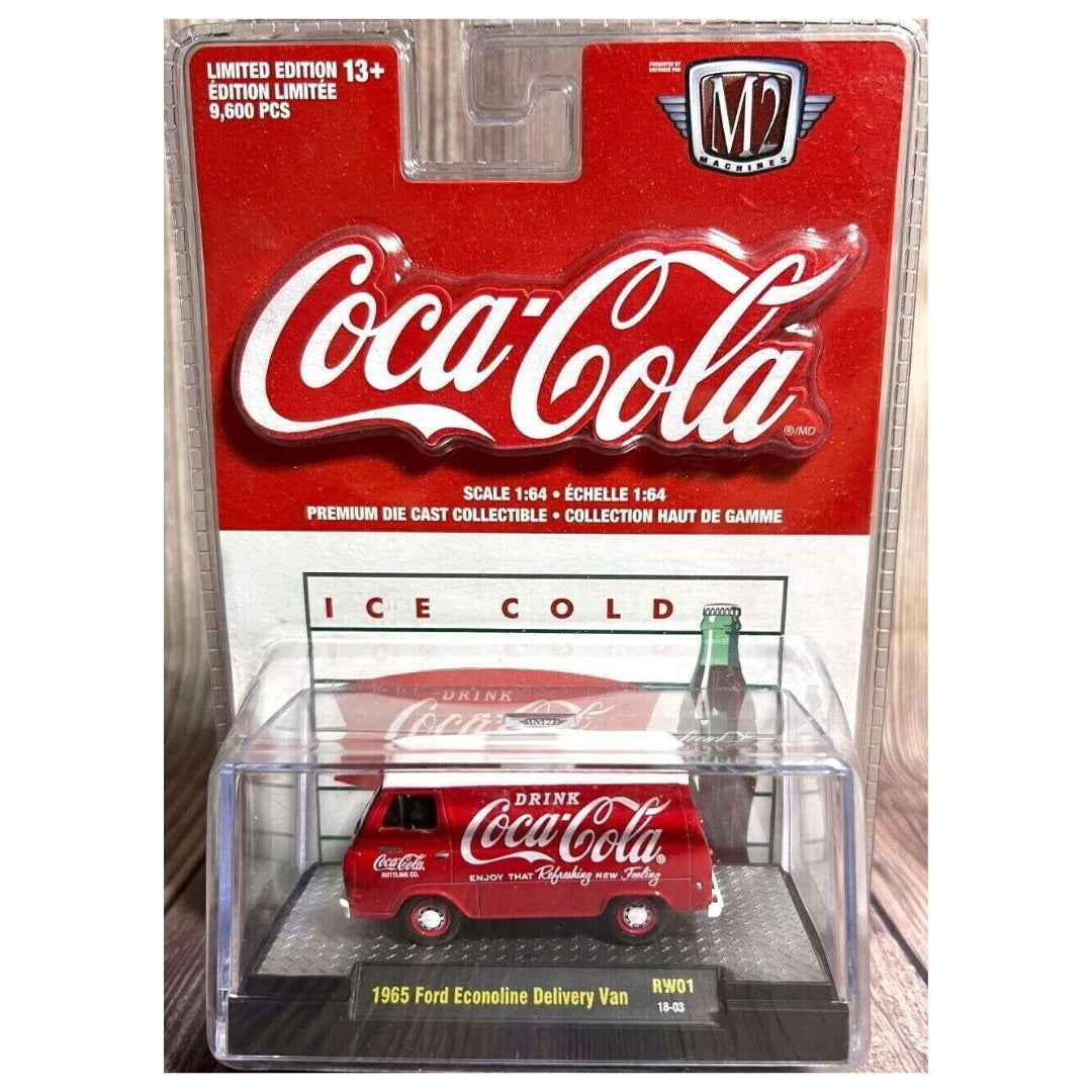 1965 Ford Econoline Delivery Van - Red (Coca-Cola, Red Chrome Hubcaps & Details, Red Interior - Chase)