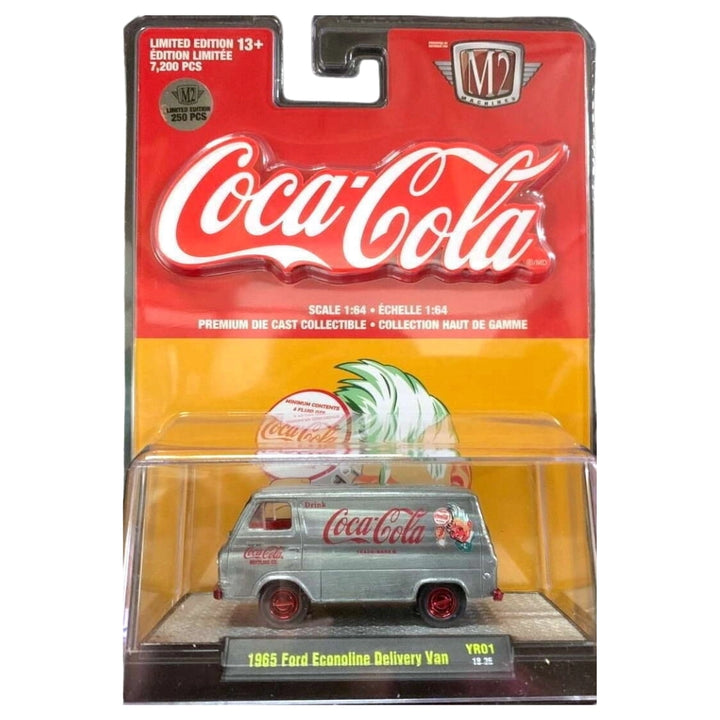 1965 Ford Econoline Delivery Van - Silver/Red (Coca-Cola - Super Chase)