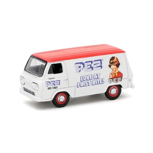 1965 Ford Econoline Delivery Van - White/Red (PEZ)