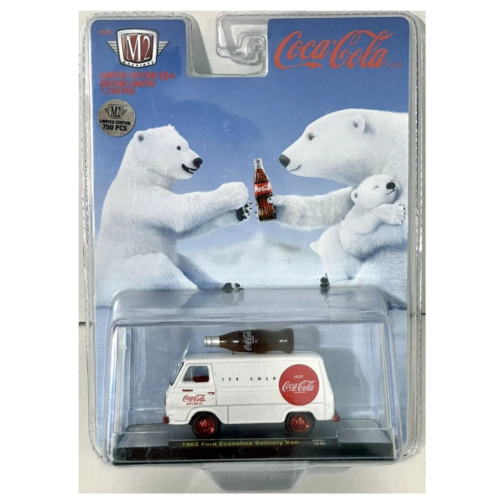 1965 Ford Econoline Delivery Van - White (Coca-Cola Bottle Top - Red Chrome Details & Hubcaps, Red Interior - Chase)