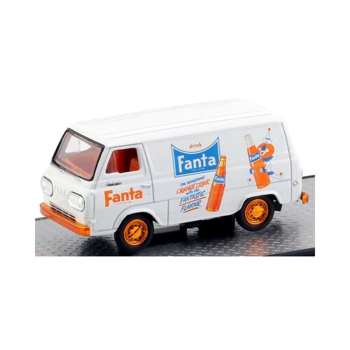 1965 Ford Econoline Delivery Van - White (Fanta, Orange Rims - Chase)