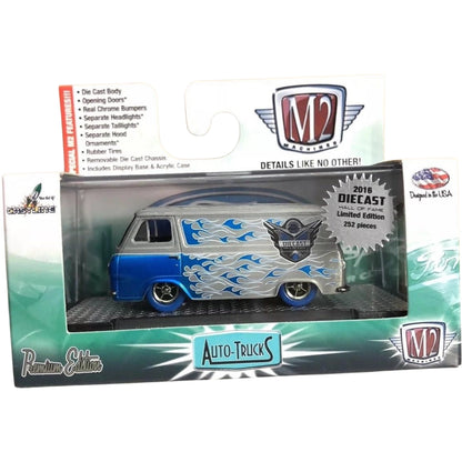 1965 Ford Econoline Van - Blue/Silver Flames (Diecast Hall of Fame 2016, Super Chase)