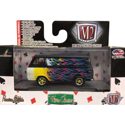 1965 Ford Econoline Van Custom - Black/Yellow Flames (Yellow Chrome Details, Brass Interior - Chase)