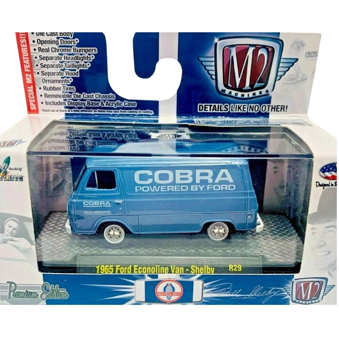 1965 Ford Econoline Van Shelby - Blue (Cobra Powered by Ford Livery)
