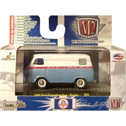 1965 Ford Econoline Van Shelby - White/Blue (Silver Chrome Details)