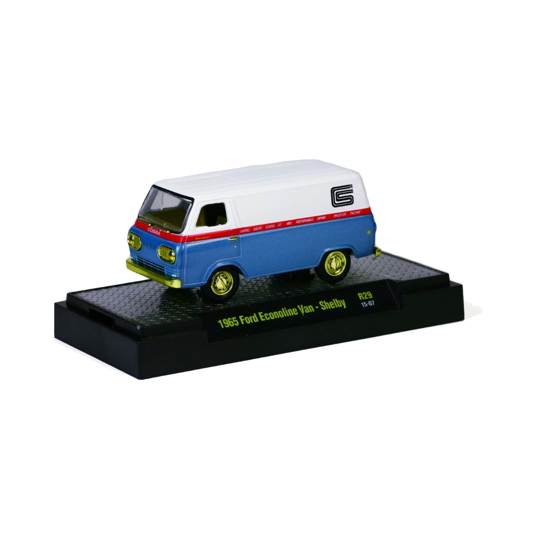 1965 Ford Econoline Van Shelby - White/Blue (Yellow Chrome Details - Chase)