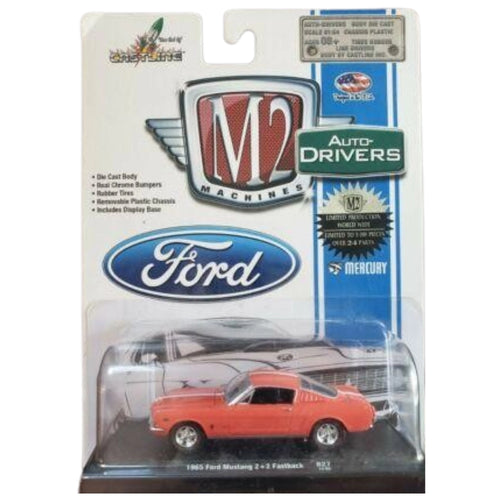 1965 Ford Mustang 2+2 Fastback - Red with White Stripes