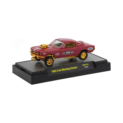 1965 Ford Mustang Gasser - Red with Gold Chrome (Walmart Exclusive) (Chase)