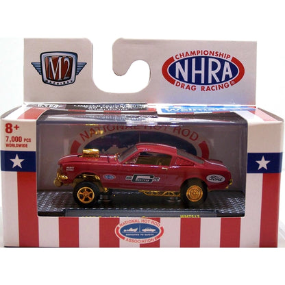 1965 Ford Mustang Gasser - Red with Gold Chrome (Walmart Exclusive) (Chase)