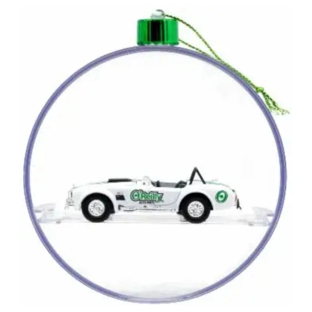 1965 Shelby 427 Cobra White & Green (Holiday Ornament)