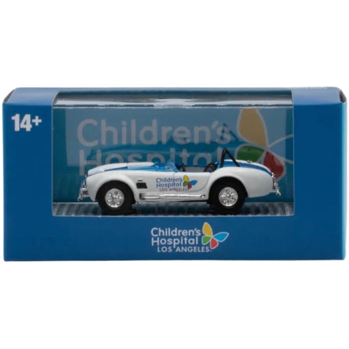 1965 Shelby Cobra 427 Roadster White & Blue (Children’s Hospital Promo)
