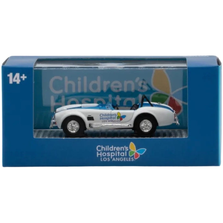 1965 Shelby Cobra 427 Roadster White & Blue (Children’s Hospital Promo)
