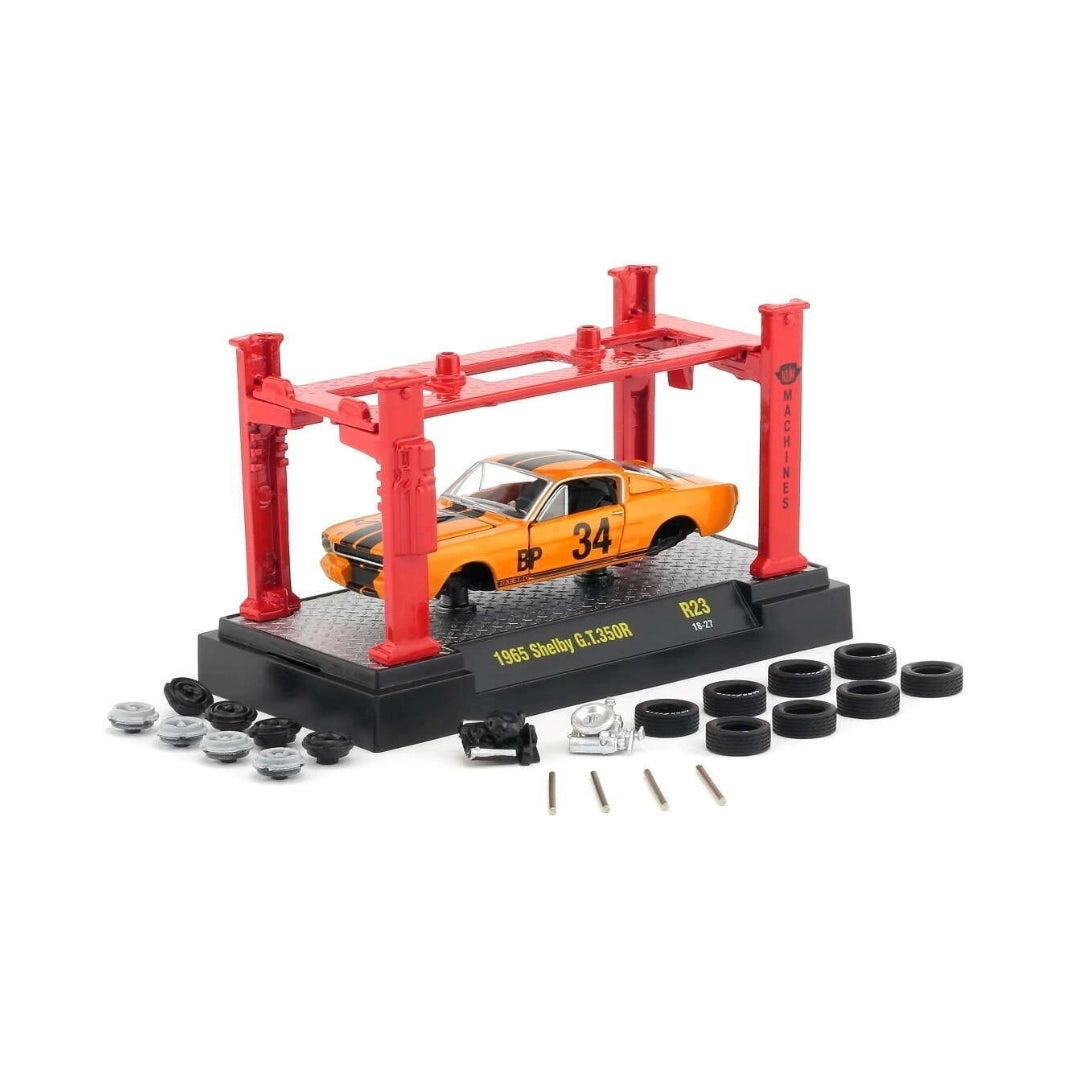 1965 Shelby G.T.350R - Orange (Model Kit with Lift)