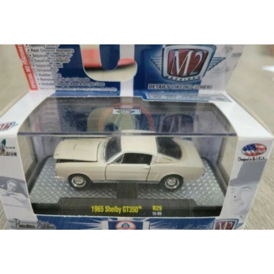 1965 Shelby GT350 - White with Blue Stripes