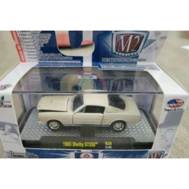 1965 Shelby GT350 - White with Blue Stripes