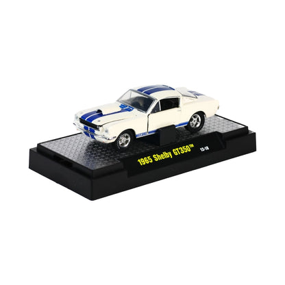 1965 Shelby GT350 - White with Blue Stripes (Clamshell Blister)