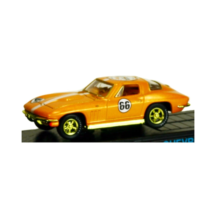 1966 Chevrolet Corvette 327 – Gold (#66 Racing Livery, Gold Rims, Chase, Walmart Exclusive)