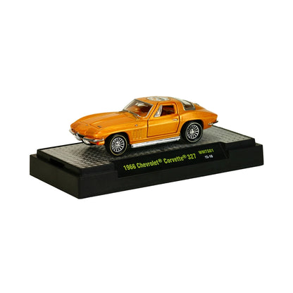 1966 Chevrolet Corvette 327 – Gold (Chrome Rims, Box)