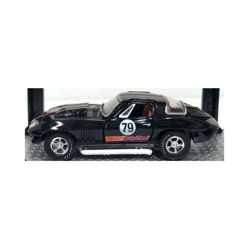 1966 Chevrolet Corvette 427 – Black (#79 Racing Livery, Chrome Rims, AutoZone Exclusive)