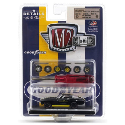 1966 Chevrolet Corvette 427 – Black (Gold Hood Stripes, Goodyear Rims, Auto-Wheels Tool Kit Set)