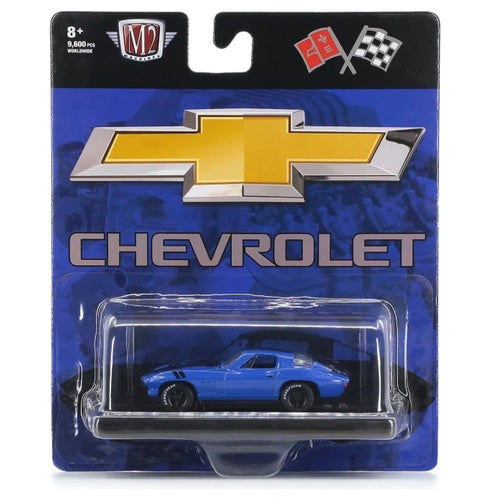 1966 Chevrolet Corvette 427 – Blue (Black Hood Stripes, Black Rims)