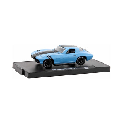 1966 Chevrolet Corvette 427 – Light Blue (Black Hood Stripes, Black Rims, Target Exclusive)