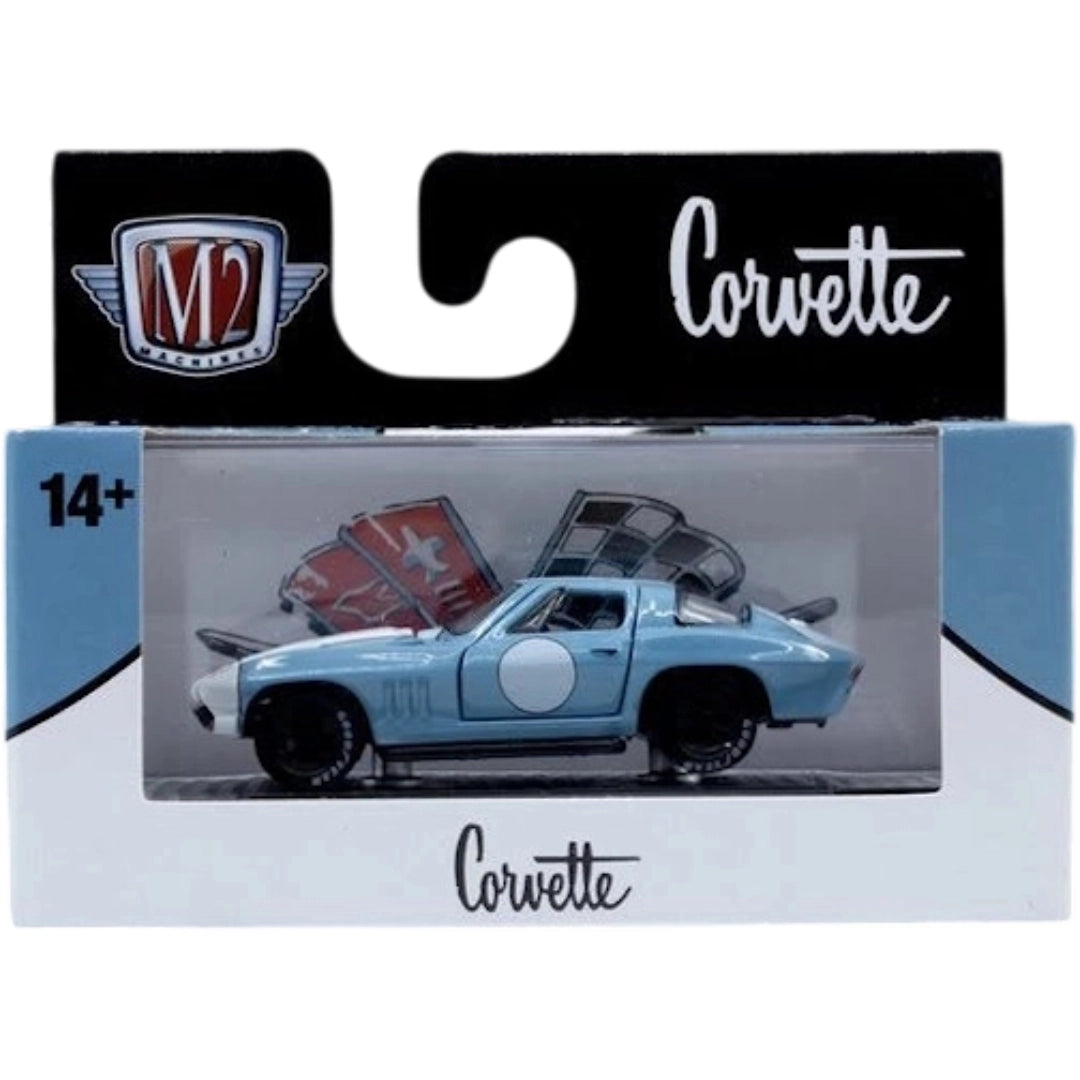 1966 Chevrolet Corvette 427 – Light Blue (Black Rims)