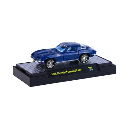 1966 Chevrolet Corvette 427 – Metallic Blue (Chrome Wire-Spoke Rims)