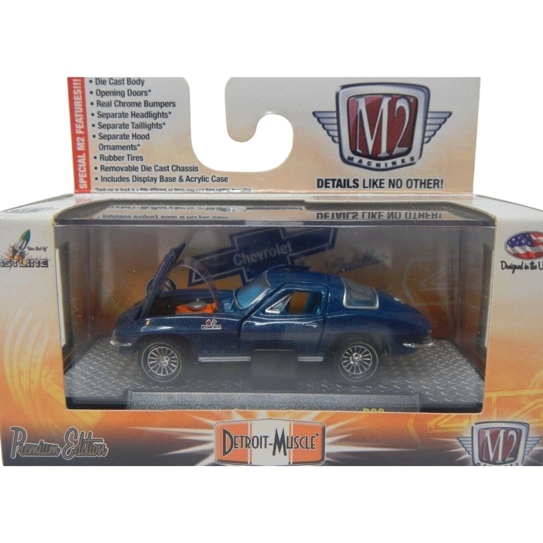 1966 Chevrolet Corvette 427 – Metallic Blue (Chrome Wire-Spoke Rims)
