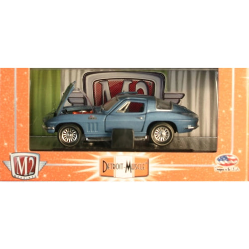 1966 Chevrolet Corvette 427 – Metallic Blue (Chrome Wire-Spoke Rims, Box)