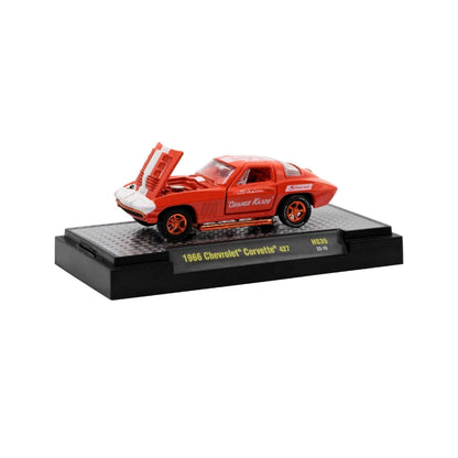 1966 Chevrolet Corvette 427 – Orange/Red (Hood Open, Red Rims, Schwinn Krate Livery, Chase, Hobby Exclusive)