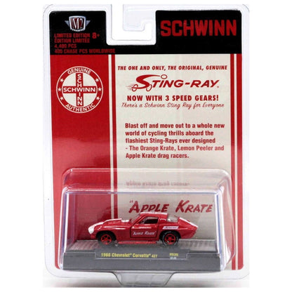 1966 Chevrolet Corvette 427 – Red (Hood Open, Red Rims, Schwinn Krate Livery, Chase, Hobby Exclusive)