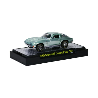 1966 Chevrolet Corvette 427 – Seafoam Green (Chrome Wire-Spoke Rims)